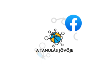 A tanulás jövője Facebook oldal logója egy színes kosárlabdát ölelő nonfiguratív vonalakkal ábrázolt logóval